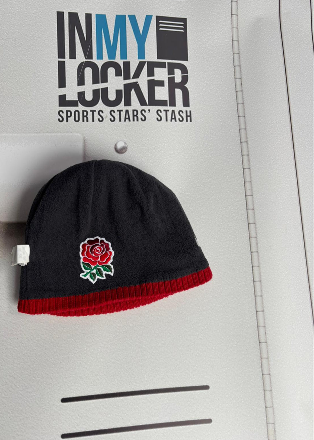 Marcus Watson - England Rugby Reversible Beanie (Red & Black)