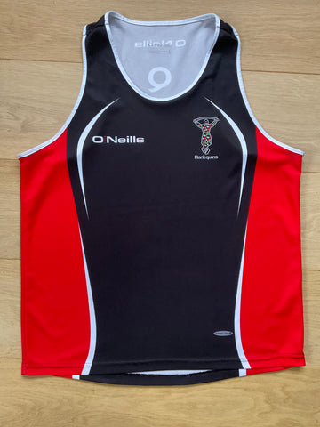 Georgia Rugby - Harlequins Gym Vest [Black, Red & White ]