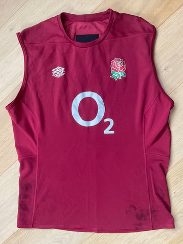 Tom Curry - England Rugby Training Vest [Maroon]