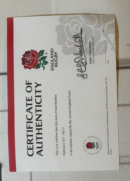 England Rugby - 2011 World Cup Squad Signed Shirt [White]