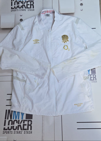 Alex Coles - England Rugby Named & Numbered Anthem Jacket [White]