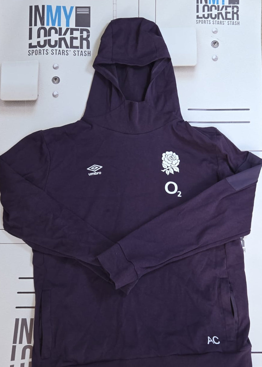 Alex Coles - England Rugby Initialled Hoodie [Purple]