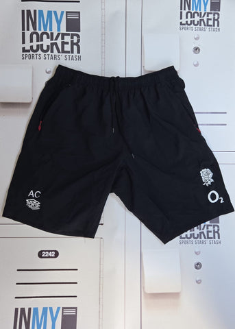 Alex Coles - England Rugby Initialled Gym Shorts [Black]
