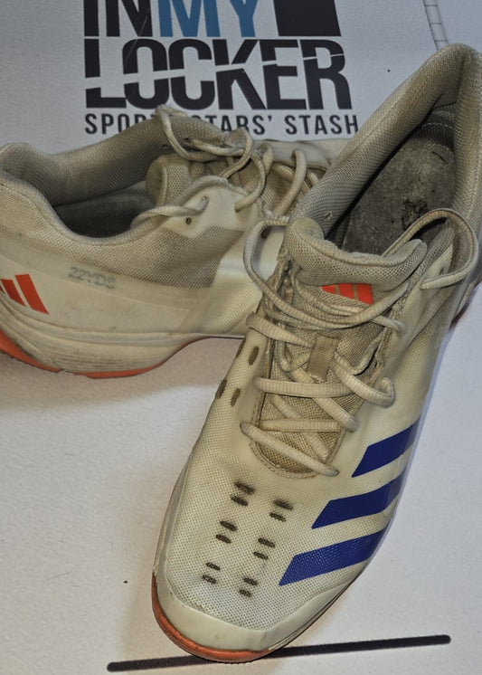 Somerset Cricket Club Adidas 22yds Spikes [White]