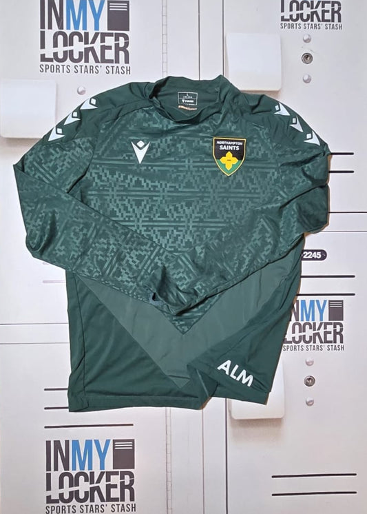 Northampton Saints Initialled Long-Sleeve Training Top [Green]