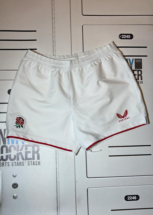 Alex Matthews - England Rugby Womens Contact Shorts [White]
