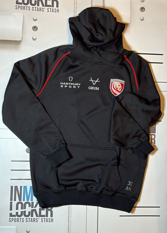 Alex Matthews - Initialled Gloucester Rugby Hoodie [Black]
