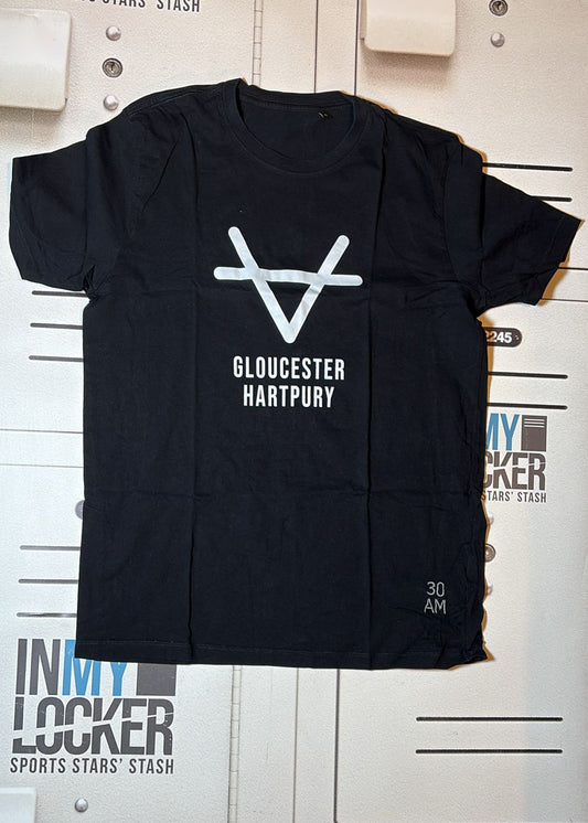 Alex Matthews - Initialled Gloucester Rugby T-Shirt [Black]