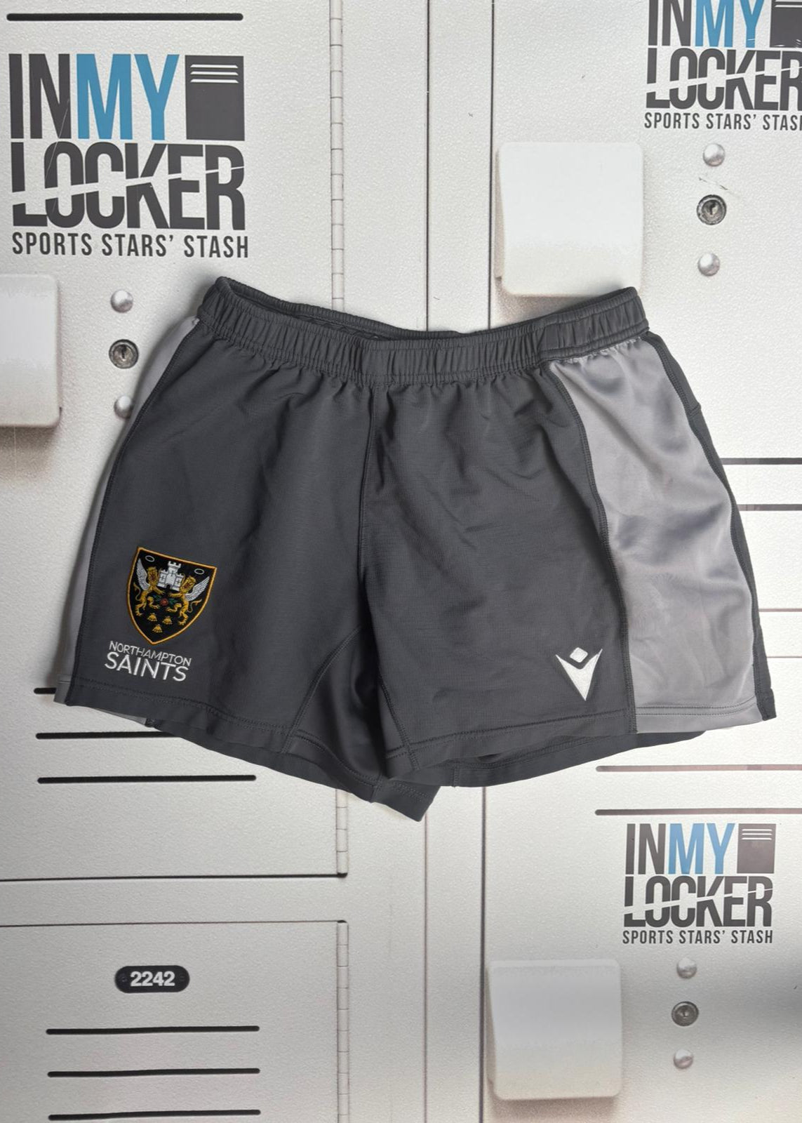 Angus Scott-Young - Northampton Saints Training Shorts [Grey]