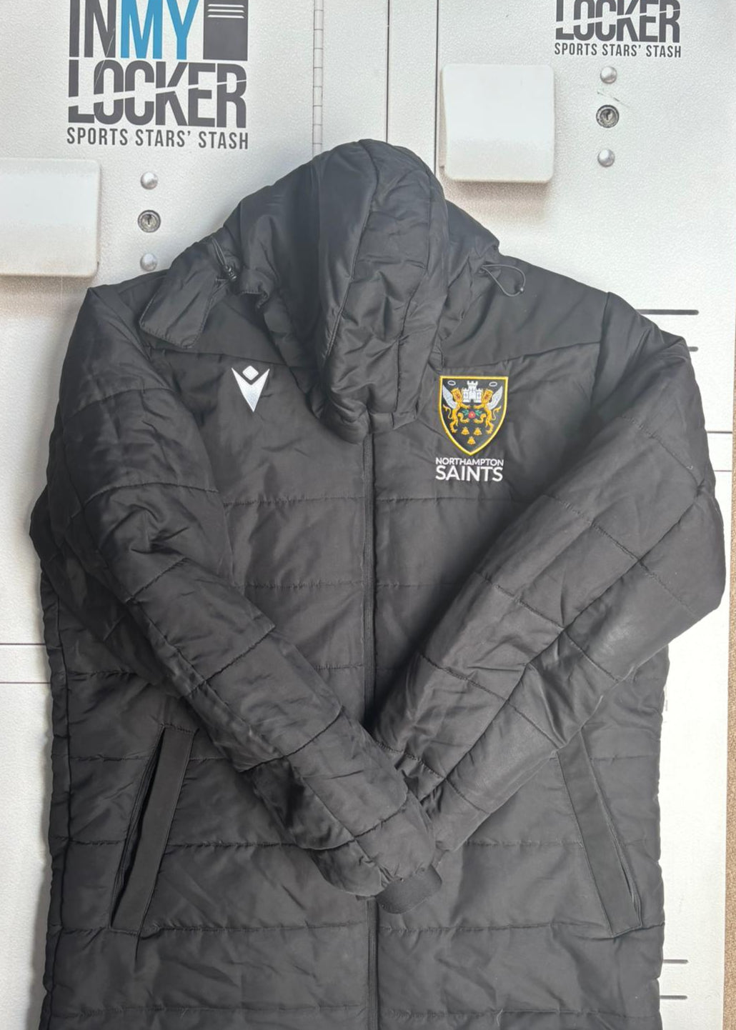Angus Scott-Young - Northampton Saints Waterproof Raincoat [Black]