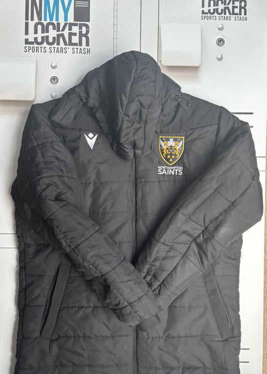 Angus Scott-Young - Northampton Saints Waterproof Raincoat [Black]