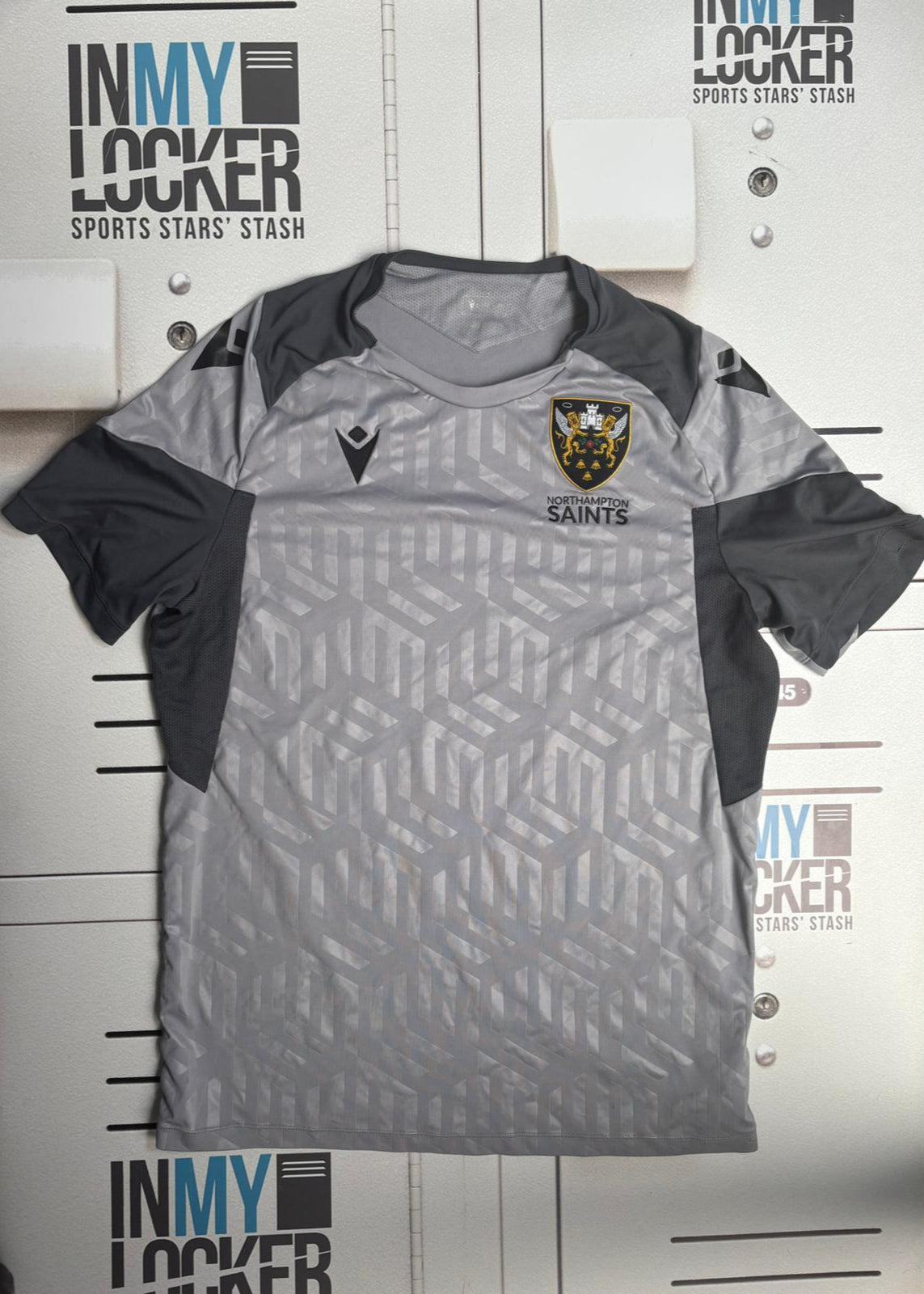 Angus Scott-Young - Northampton Saints Named Training Shirt [Grey]