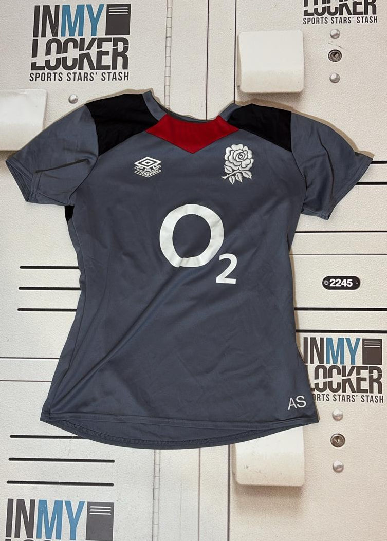 Alice Sheffield - England Rugby Womens Initialled Gym T-Shirt [Grey]