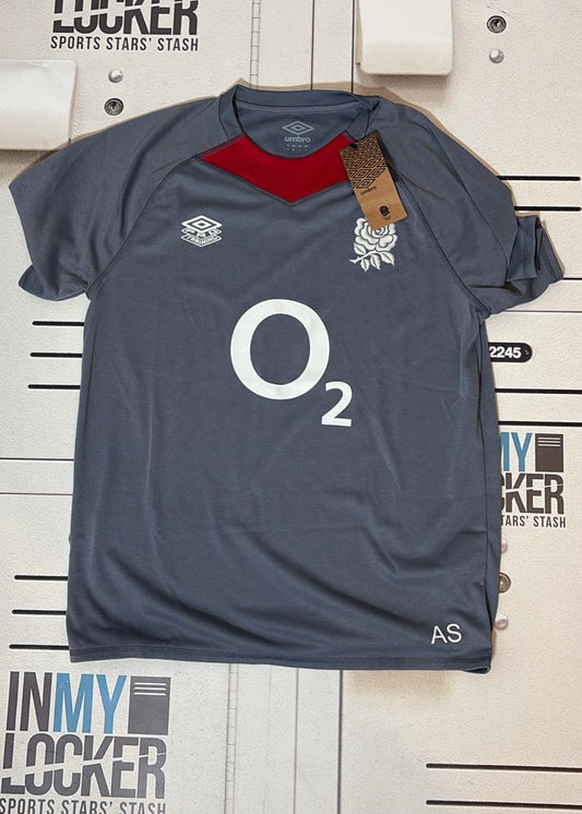 Alice Sheffield - England Rugby Womens Initialled Gym T-Shirt [Grey]