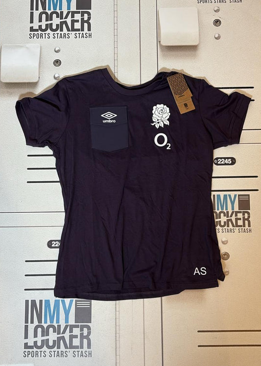 Alice Sheffield Initialled England Squad Presentation T-Shirt [Purple]