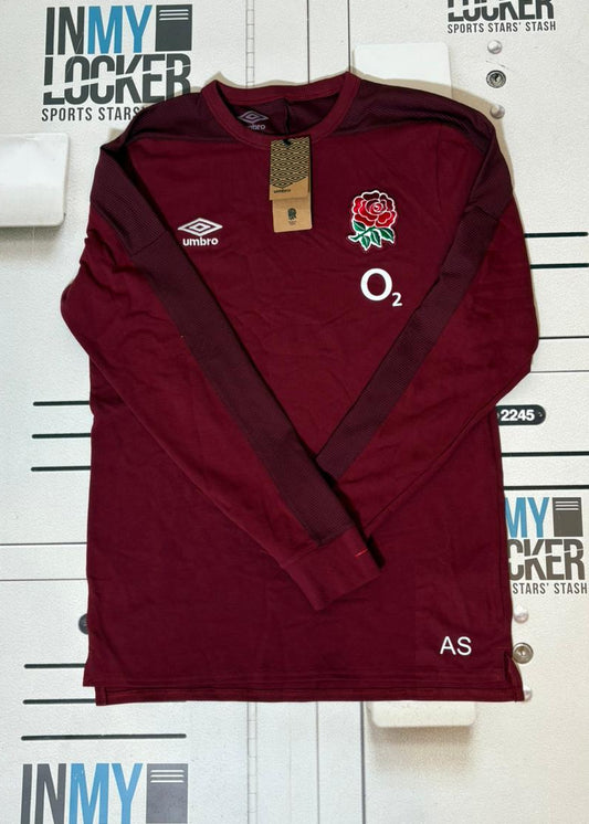 Alice Sheffield - England Rugby Womens Presentation Long Sleeved T-Shirt [Red]