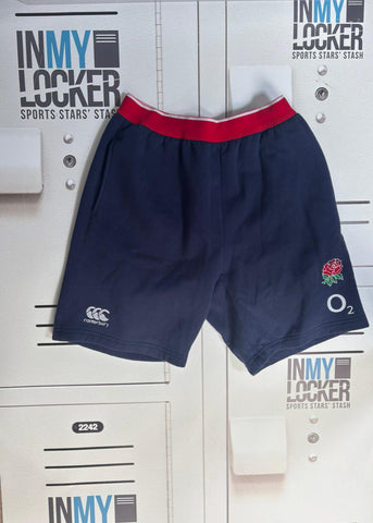 Anthony Watson - England Rugby Initialled Lesiure Shorts [Navy & Red]