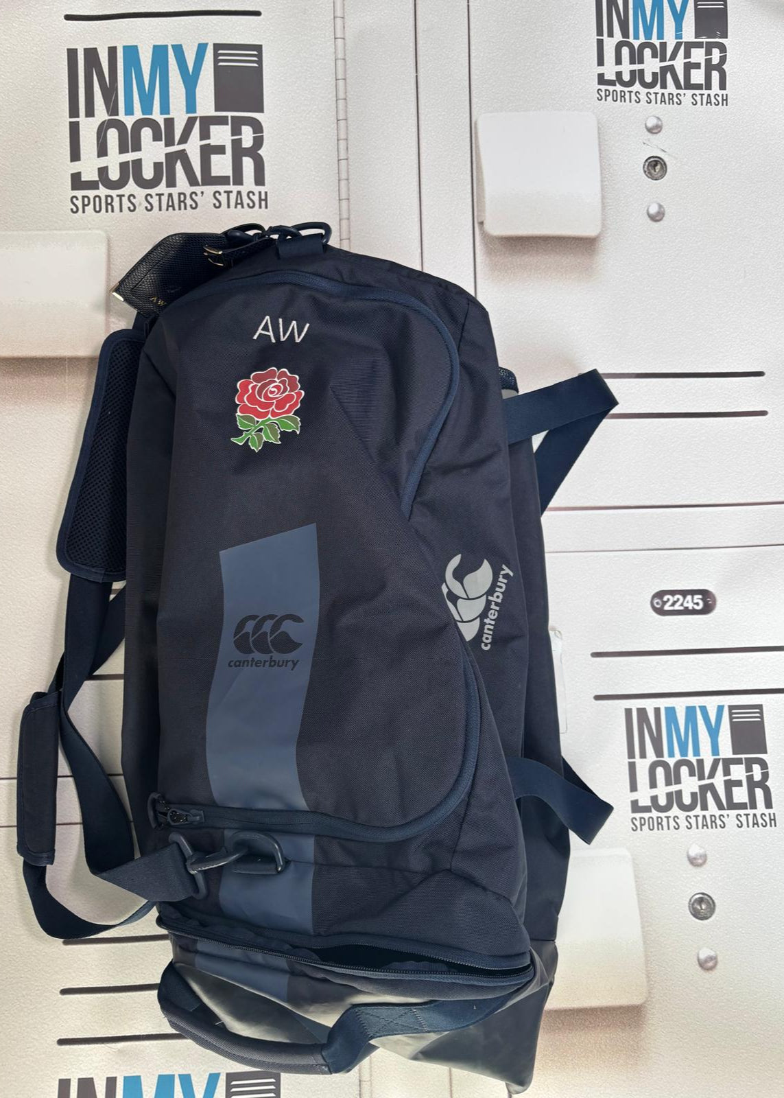 Anthony Watson - Initialled England Rugby Travel/Kit Bag [Navy]