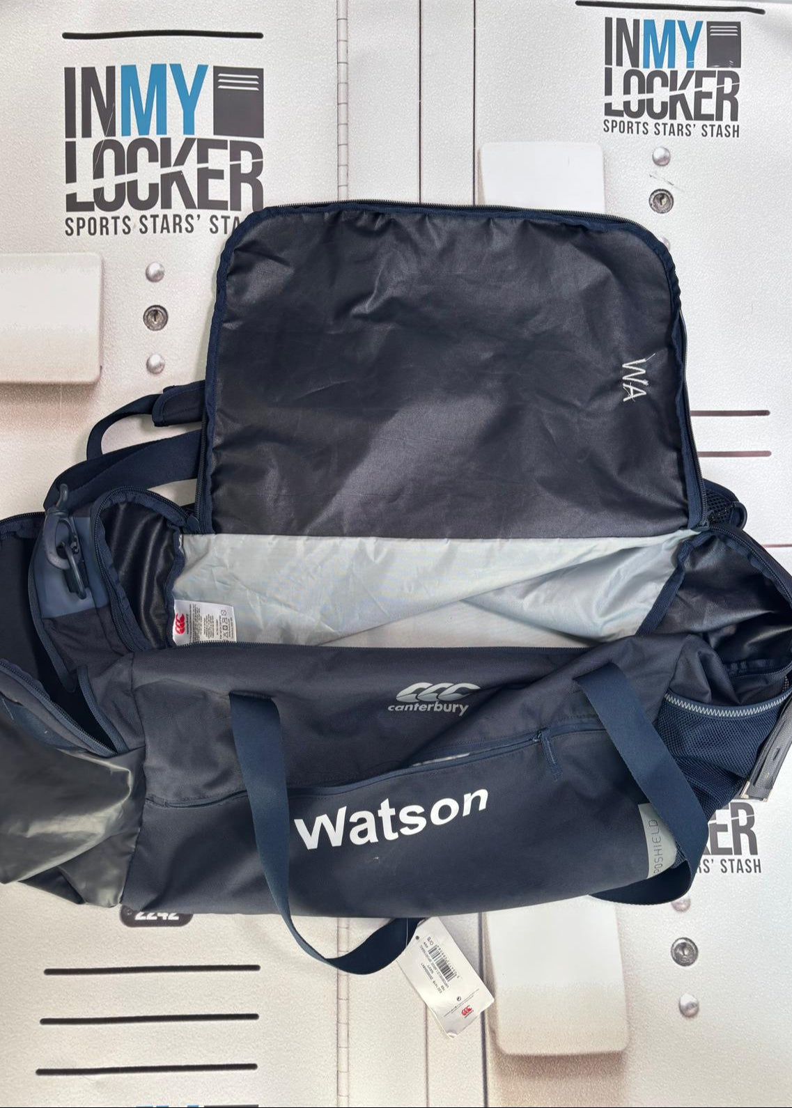 Anthony Watson - Initialled England Rugby Travel/Kit Bag [Navy]