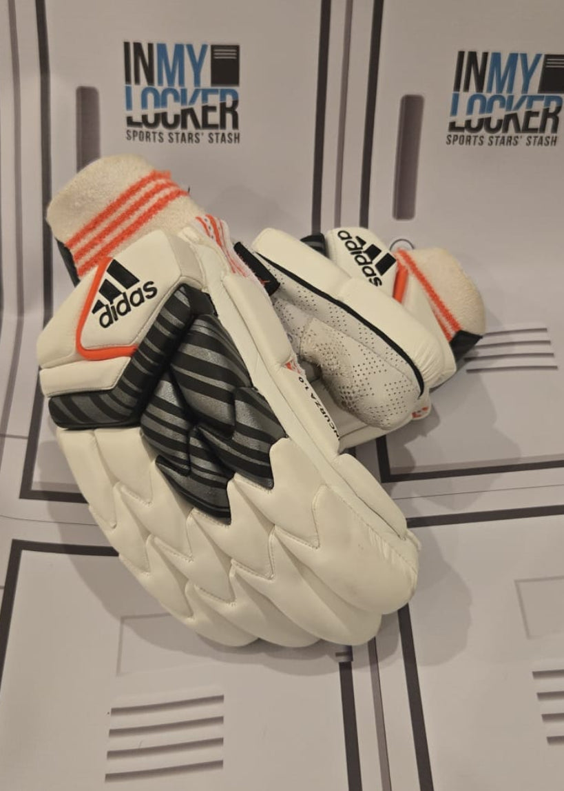 Adidas Somerset Player Worn Adult Right Hand Incurza 1.0 Batting Gloves [White]