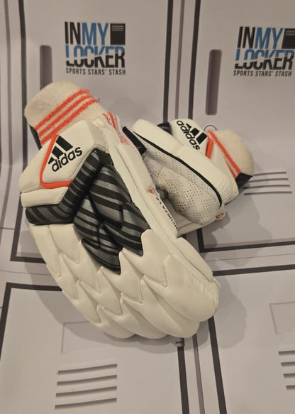 Adidas Somerset Player Worn Adult Right Hand Incurza 1.0 Batting Gloves [White]
