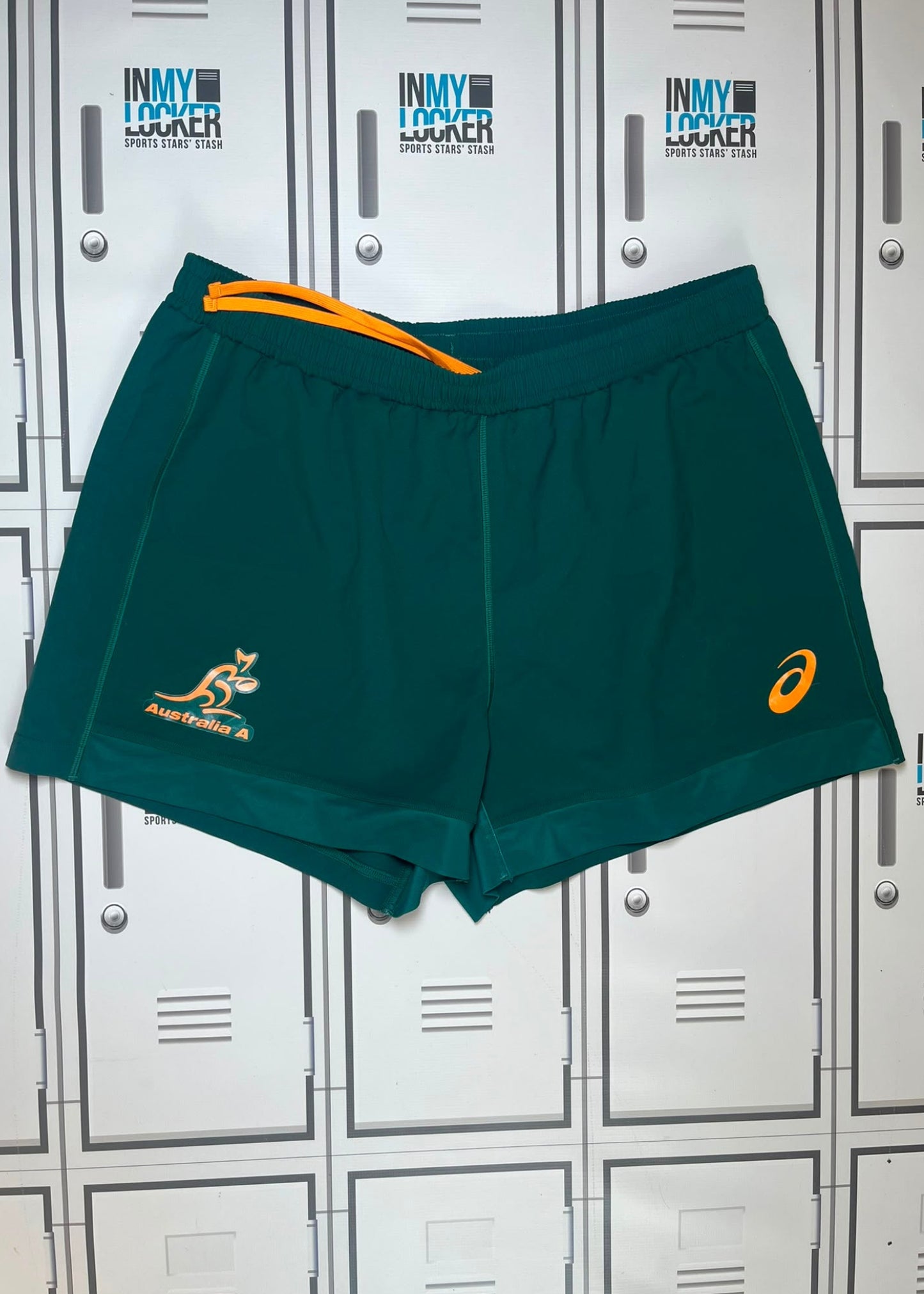 Afo Fasogbon - Australia A asics Training Shorts [Green]