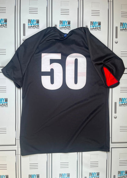 Afo Fasogbon - Birmingham Moseley Rugby Training Shirt Numbered 50 [Black]