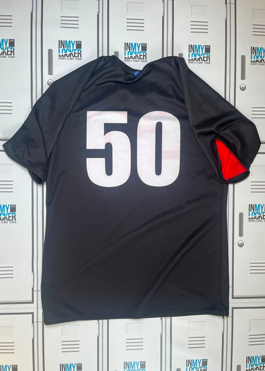 Afo Fasogbon - Birmingham Moseley Rugby Training Shirt Numbered 50 [Black]