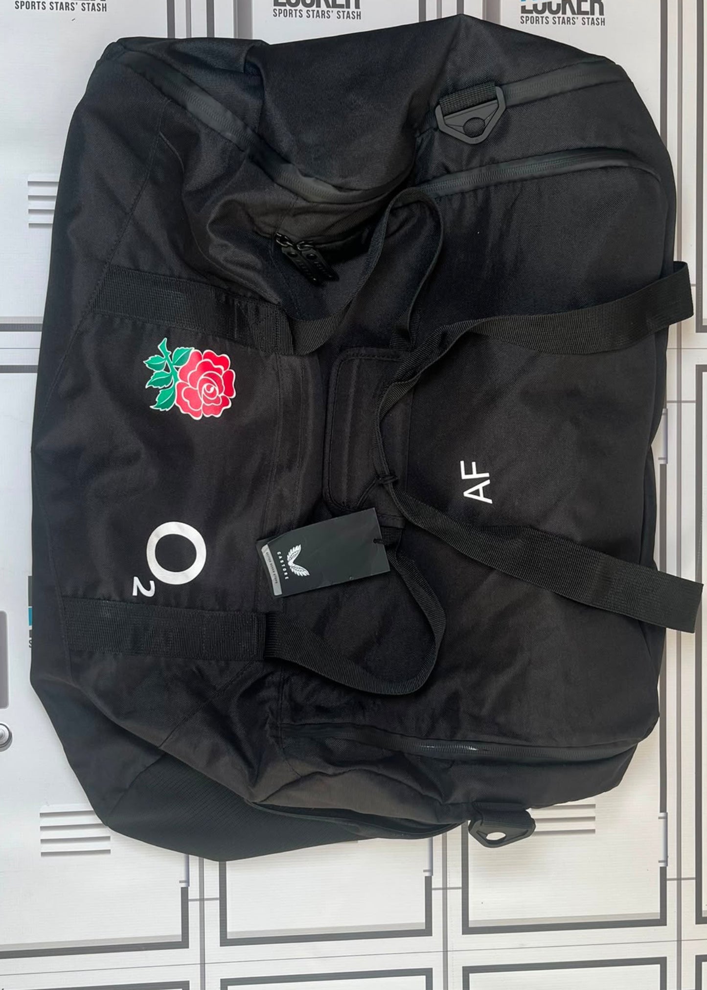 Afo Fasogbon - England Rugby Castore Medium Holdall Initialled AF [Black]
