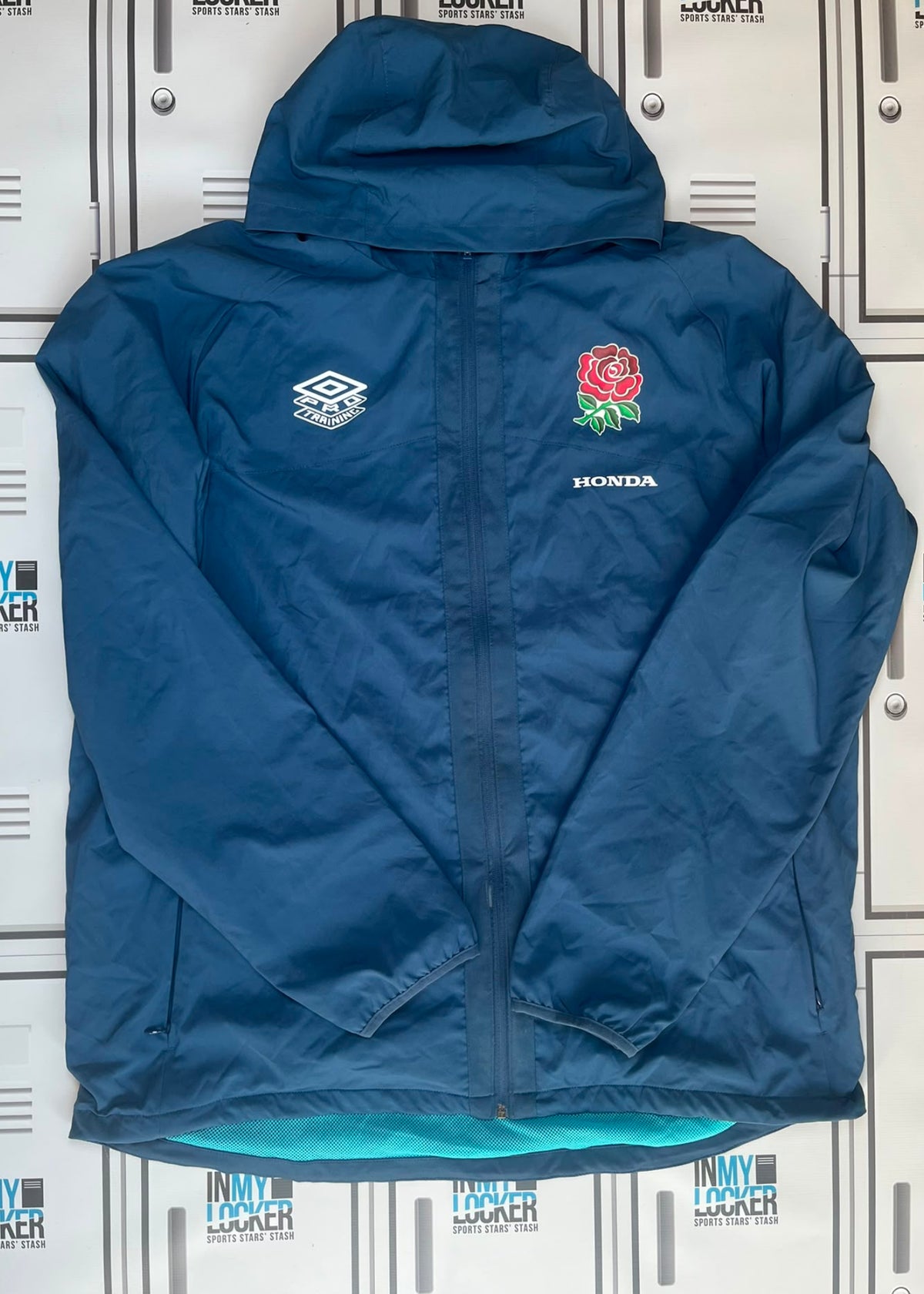 Afo Fasogbon - England Rugby Umbro Hooded Jacket [Blue]