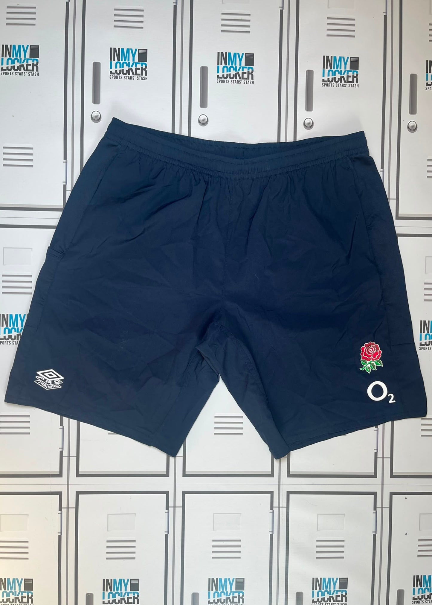 Afo Fasogbon - England Rugby Umbro Pro Gym Shorts [Navy]