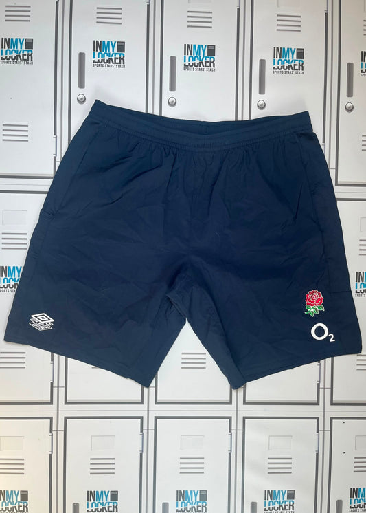 Afo Fasogbon - England Rugby Umbro Pro Gym Shorts [Navy]