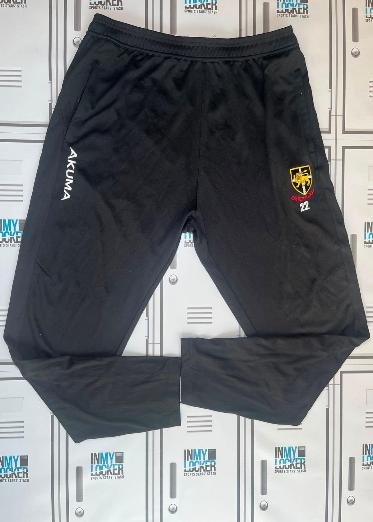 Afo Fasogbon - Esher Rugby Akuma Gym Joggers Numbered 22 [Black]