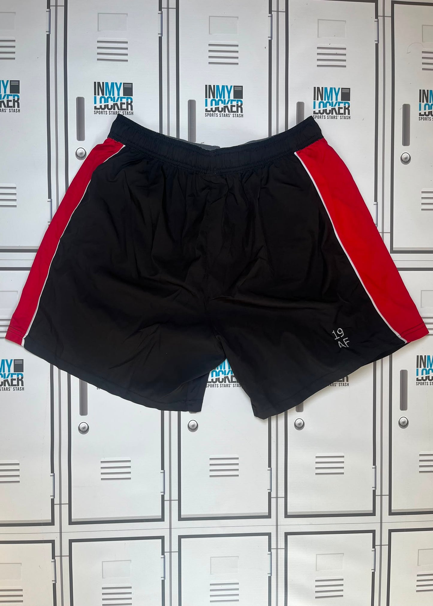 Afo Fasogbon - Gloucester Rugby Oxen Gym Shorts Initialled AF and Numbered 19 [Black]