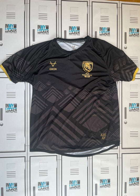 Afo Fasogbon - Gloucester Rugby Oxen Gym T-Shirt Initialled AF and Numbered A20 [Black]