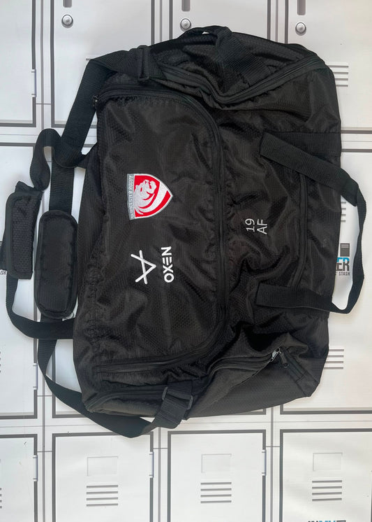 Afo Fasogbon - Gloucester Rugby Oxen Medium Holdall Initialled AF and Numbered 19 [Black]