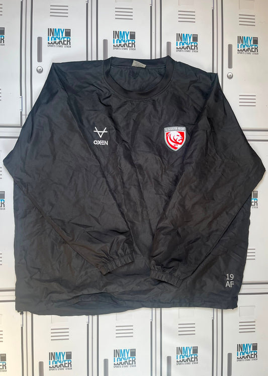 Afo Fasogbon - Gloucester Rugby Oxen Waterproof Contact Drill Top Initialled AF and Numbered 19 [Black]