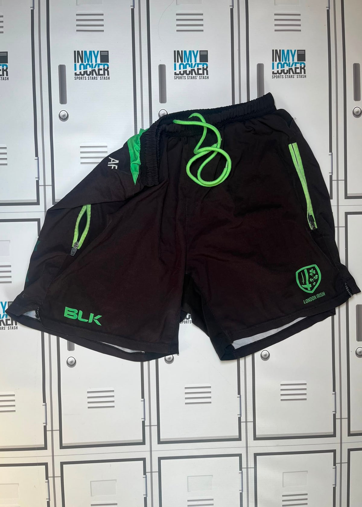 Afo Fasogbon - London Irish BLK Gym Shorts Initialled AF [Black]