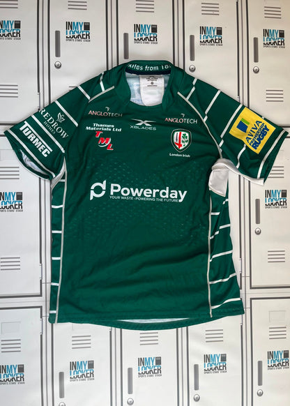 Afo Fasogbon - London Irish Premiership Rugby Match Shirt [Green]