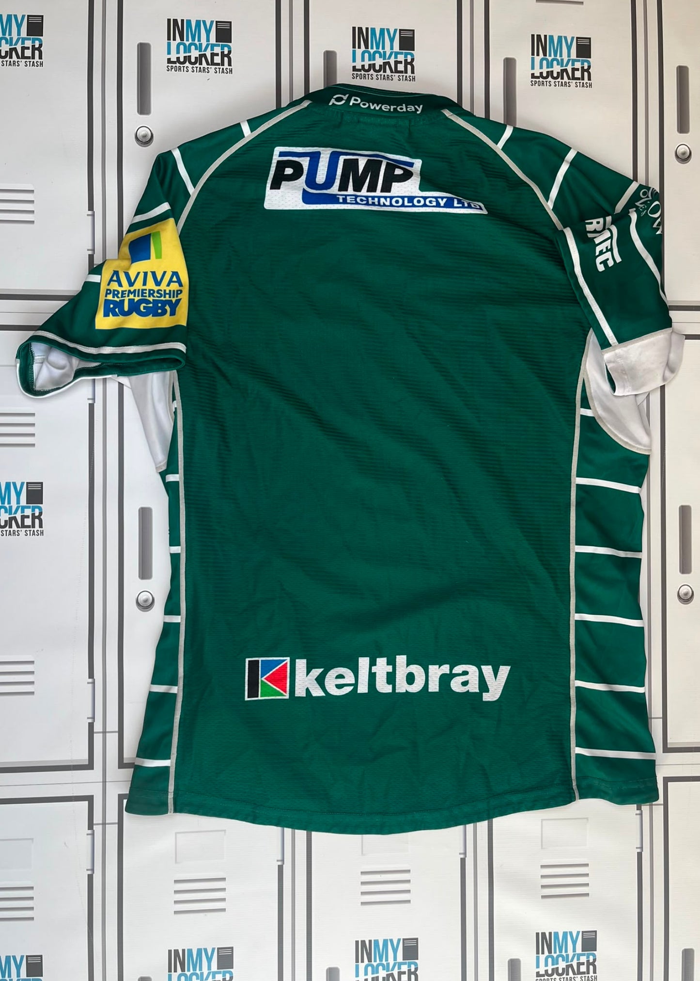 Afo Fasogbon - London Irish Premiership Rugby Match Shirt [Green]