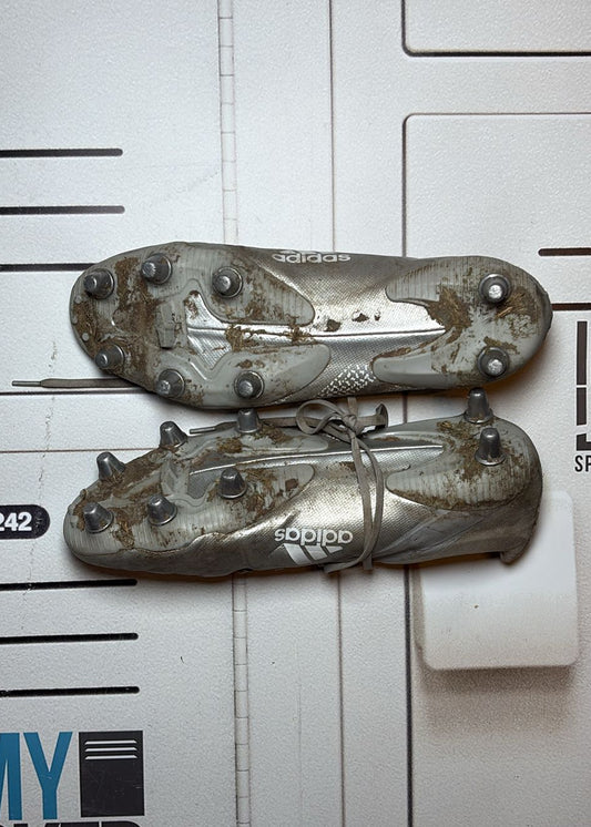 Angus Scott-Young - Adidas Kakari Elite Rugby Boots [Silver and White]