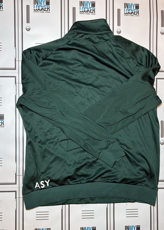 Angus Scott Young - Northampton Saints 1/4 Zip Training Top Initialled ASY [Green]