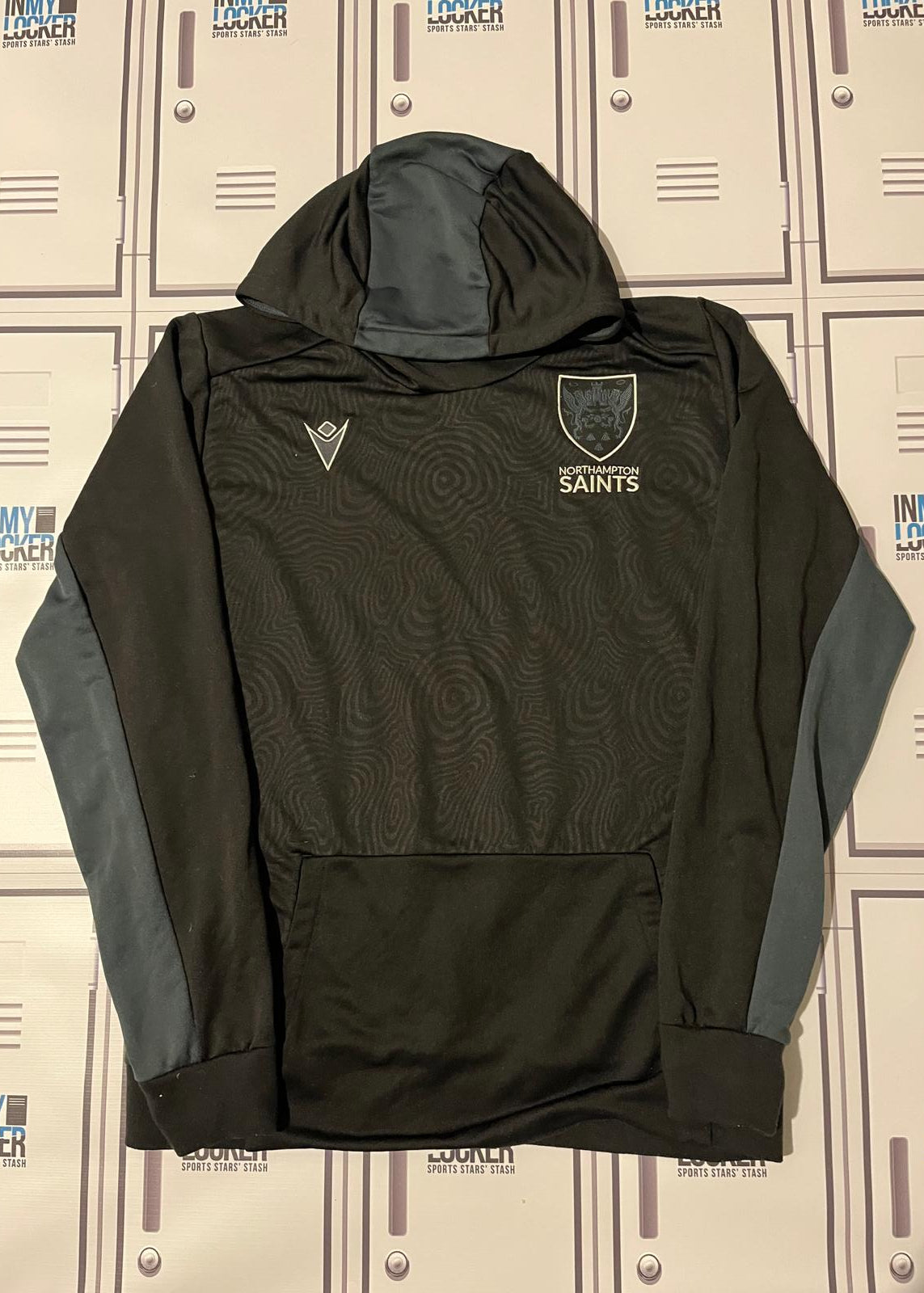 Angus Scott Young - Northampton Saints Leisure Hoodie [Black and Grey]