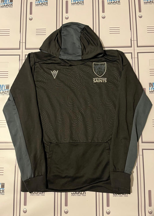 Angus Scott Young - Northampton Saints Leisure Hoodie [Black and Grey]