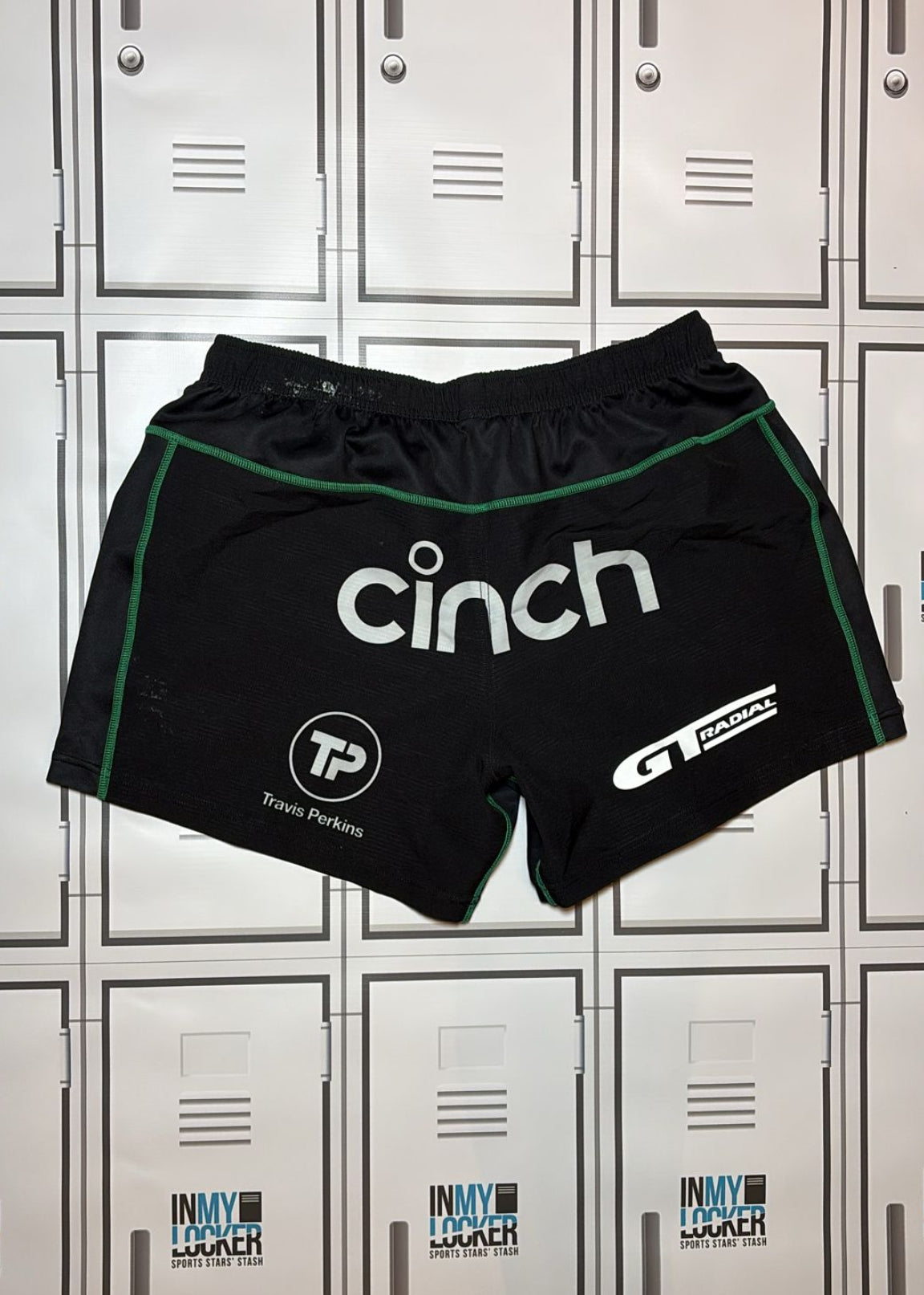 Angus Scott Young - Northampton Saints Match Shorts Initialled ASY [Black]