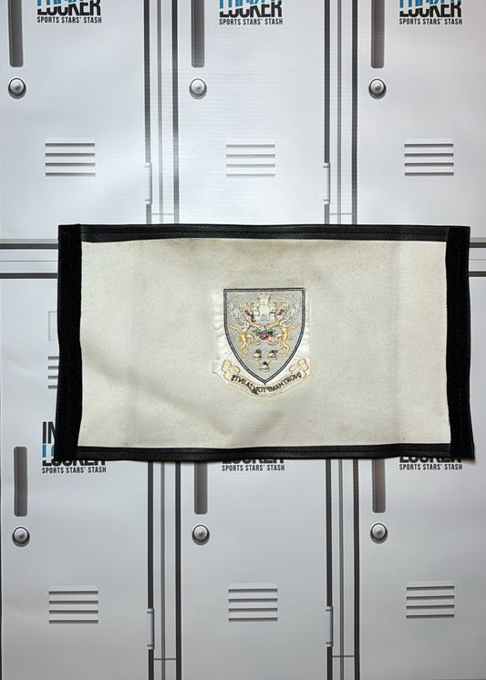 Angus Scott Young - Northampton Saints Velcro Club Badge on Faux Leather [Black]