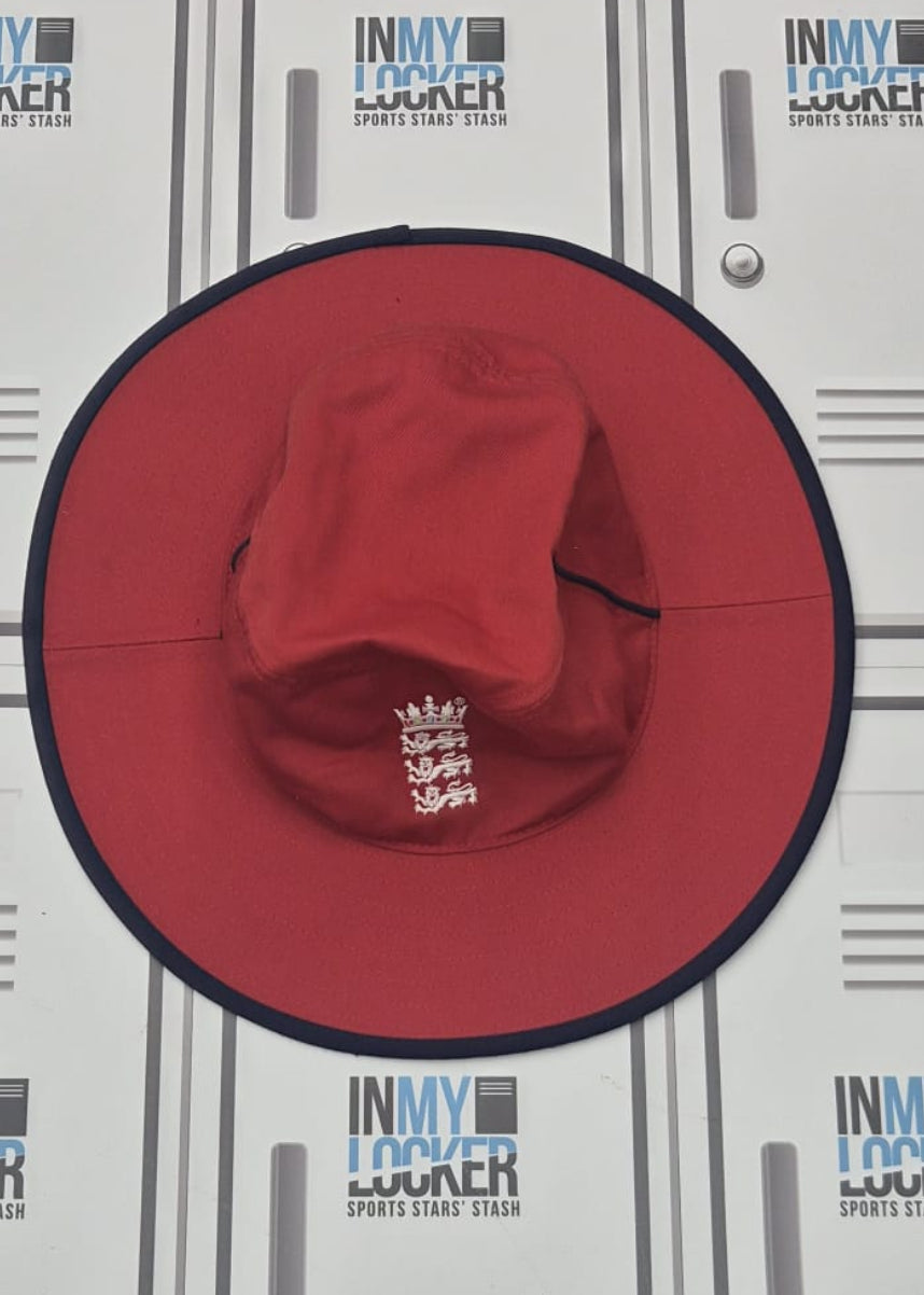 Asa Tribe - England Cricket Castore Round Brim Playing Hat [Red]