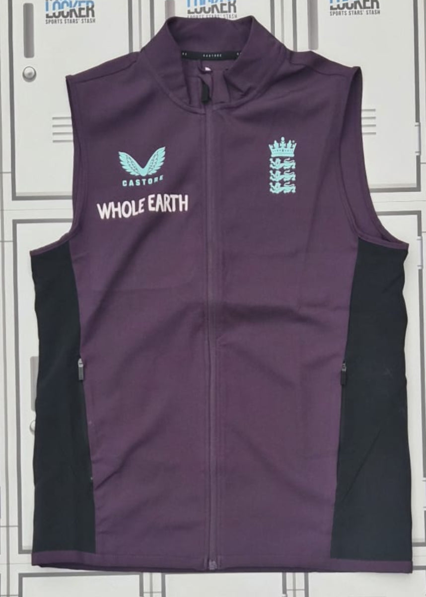Asa Tribe - England Cricket Castore Sleeveless Jacket [Purple]