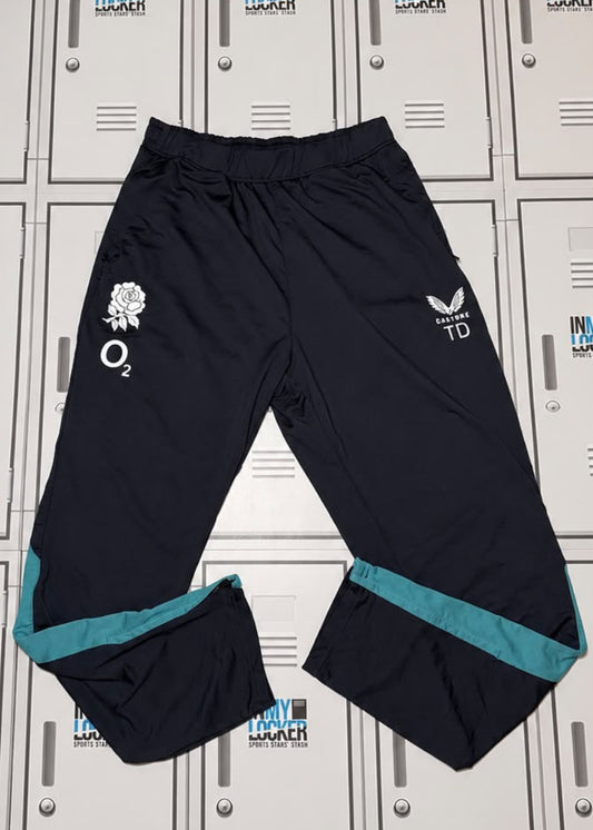 Theo Dan - England Rugby Castore Gym Trousers Initialled TD [Navy]