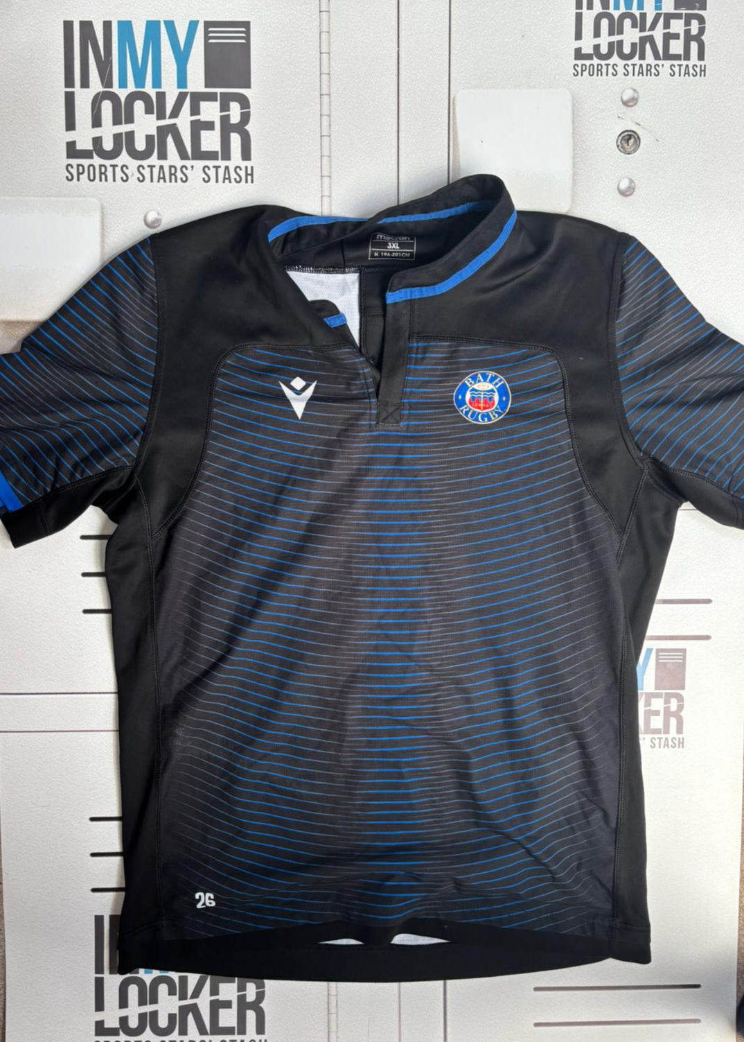 Beno Obano - Bath Rugby Numbered Training Shirt [Black]